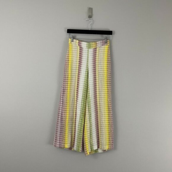 Anthropologie Dolan Alicia Textured Stripe Pull On Pants Size XS - Picture 1 of 8